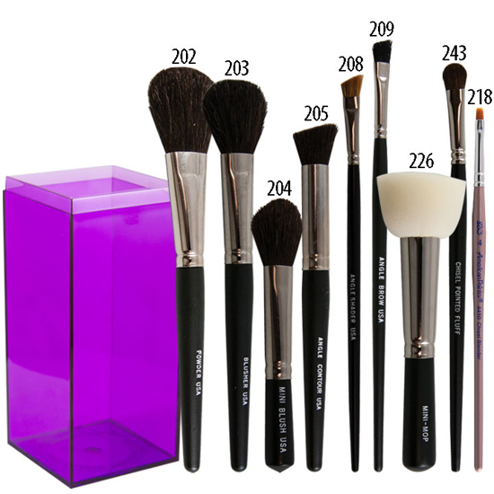 Picture of Derma-Pro Make-Up Brushes and Cleaner