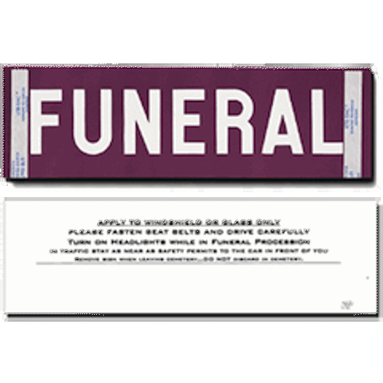 Picture of Windshield Sticker, Purple, 547, 547-2