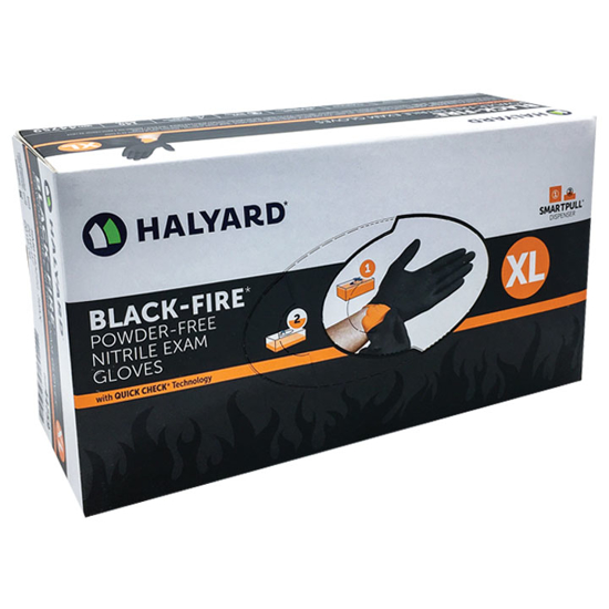 Picture of Black-Fire 5.5 mil Nitrile Gloves