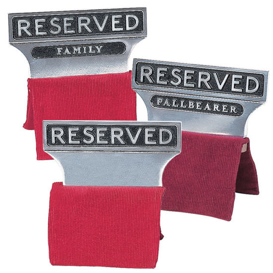 Picture of Reserved Seat Signs (Aluminum)