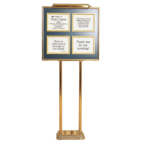 Picture of Four Listing Dual Pedestal Directory