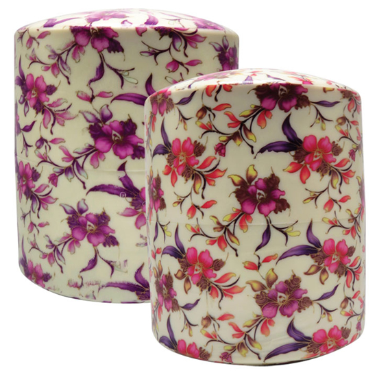 Picture of Floral Hydro-Graphic Urn/Vault Combination