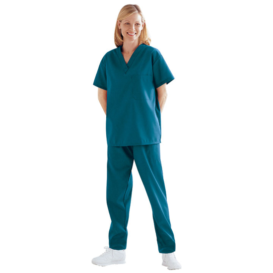 Picture of Scrub Top (Caribbean Blue)