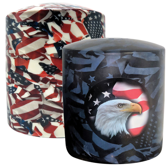 Picture of American Flag & Patriotic Urns