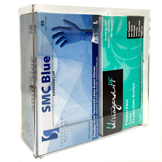 Picture of Plexiglass Glove Holder (Double Box)
