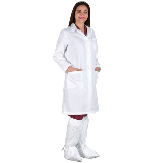 Picture of Staff-Length Lab Coat (White)